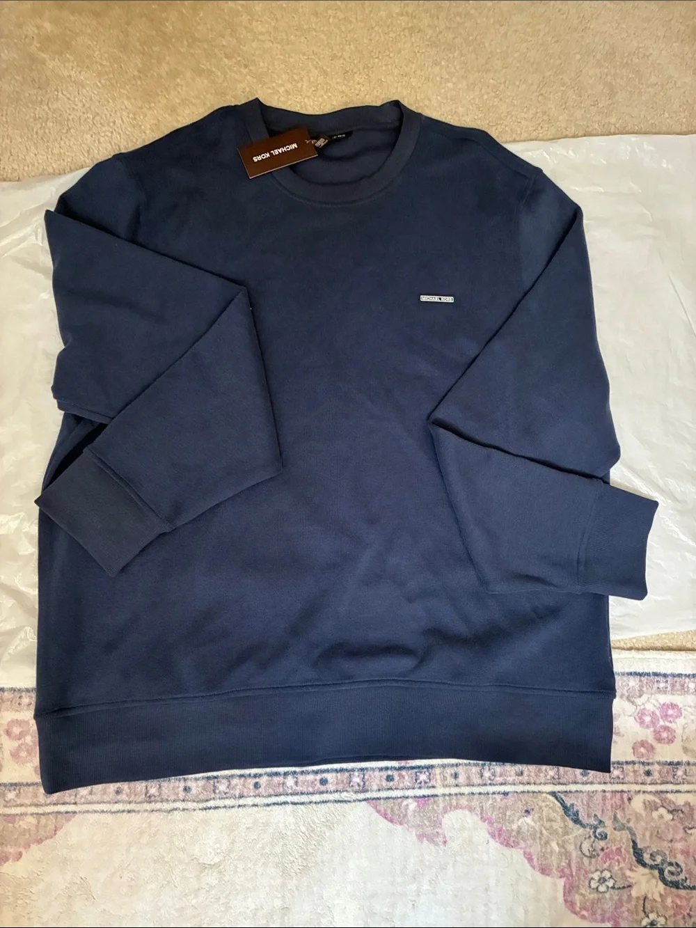 Michael kors Men's Dark Navy Crewneck Sweatshirt